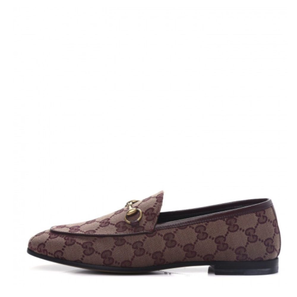 Gucci Monogram Loafers Sahara 40.5
